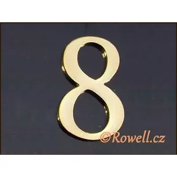 Nábytkové kování C5 Čísélko zlaté '8'