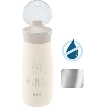 NUK Dětská láhev Mini-Me Sip nerez 300 ml beige