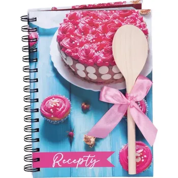 Helma365 Kniha na recepty s vařečkou A5, Cake