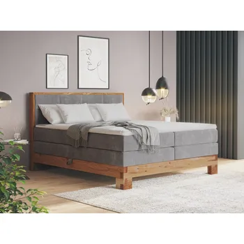 Postel Postel boxspring s úložným prostorem MAESTRO 4 dub masiv plocha spaní 180x200