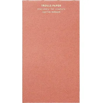 Blok Trolls Paper blok Caprice, růžová