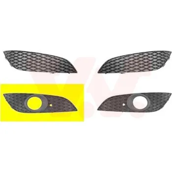 Autodíl Větrací mřížka, nárazník VAN WEZEL 3748594