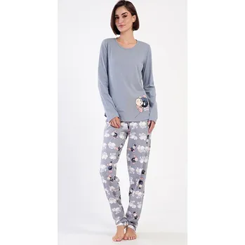 Dámské pyžamo Dámské pyžamo dlouhé Betty S - vyrobeno v EU