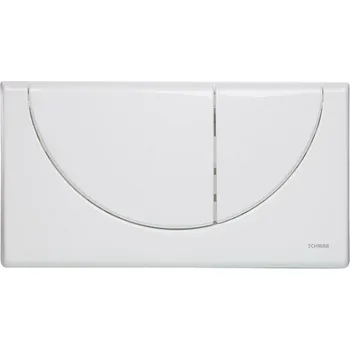 Splachovací tlačítko Jika ovládací deska Viva Duo BÍLÁ Dual flush dvojčinná, 34x18, SCHWAB 182.04 227556