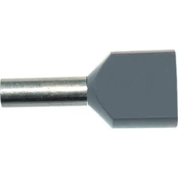 PROTECCLASS PROTEC Dutinka PAEH 0,75/ 8mm lisovací šedá dvojitá 05101544