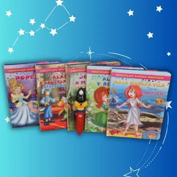 Pohádka Kouzelná sbírka pohádek s perem Popelka + 4 další knihy (3)