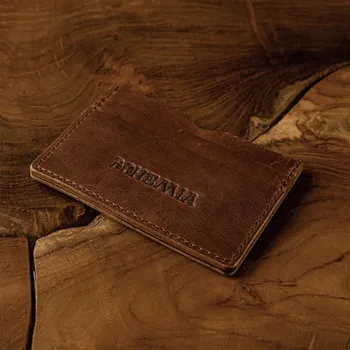 Obal na doklad Praktický obal na karty Barva: Rezavá