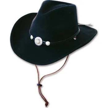 Stars & Stripes Klobouk westernový Idaho Stars & Stripes, černý Obvod hlavy: XS