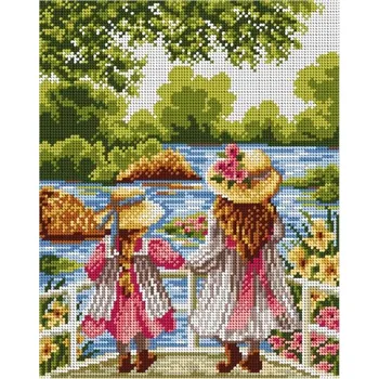 Ariadna Sestava pro vyšívání křížkovým stehem Malwina 24x30cm - č. 6007