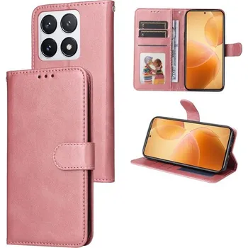 Pouzdro na mobilní telefon Magnet Case, Xiaomi 14T Pro, růžový