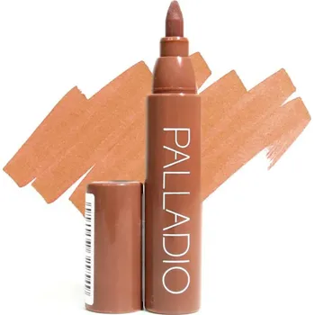 Rtěnka Palladio Lip Stain Nude 3 ml&nbsp;– voděodolný lip stain s&nbsp;panthenolem, precizním aplikátorem a dlouhotrvajícím matným efektem Voděodolný lip stain NUDE s panthenolem pro komfort rtů a precizní aplikaci – dlouhotrvající barva bez vysušení, cruelty‑free.