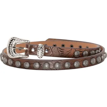 Stars & Stripes Pásek na klobouk HB-60 Stars & Stripes, hnědý