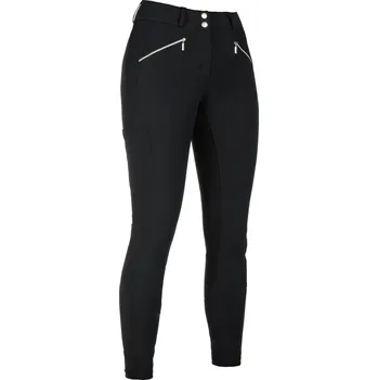 Jezdecké kalhoty HKM Rajtky jezdecké Lia HKM, s celokoženým sedem, dámské, černé 40