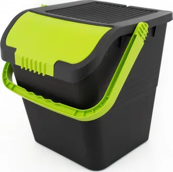 Odpadkový koš Koš odpadkový Practic 35l ČER/ZE víko