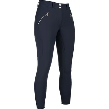 Jezdecké kalhoty HKM Rajtky jezdecké Lia HKM, s celokoženým sedem, dámské, deep blue 42