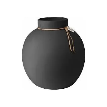 Váza Keramická váza Ernst Dark Grey 22 cm