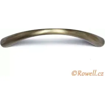 Nábytkové kování UO2. Úchyt 96mm staromosaz