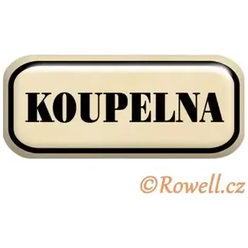 Dveřní kování NSD zlatý 'Koupelna'