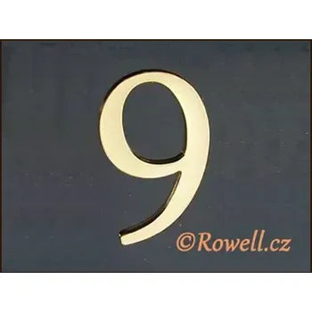 Nábytkové kování C5 Čísélko zlaté '9'