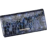 Modrá lesklá kožená peněženka Gregorio FS-106