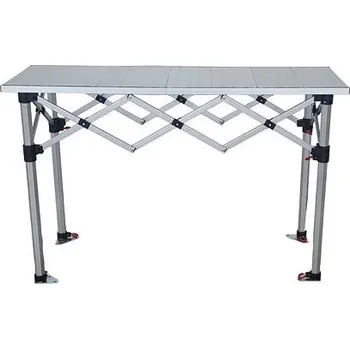 Zahradní stan Skládácí nůžkový pult ALU 115x60cm