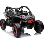 Dětská elektrická buggy Can-am Maverick X RS TURBO RR LCD+4x200w 2x24V EVA- černá