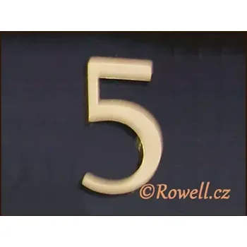 Nábytkové kování C5 Čísélko zlaté '5'