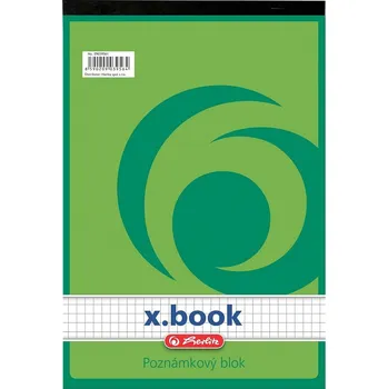 Blok Herlitz Poznámkový blok A6 50l čtvereček