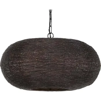 Bronzovo-hnědé závěsné kovové světlo Nadra - Ø55*27cm