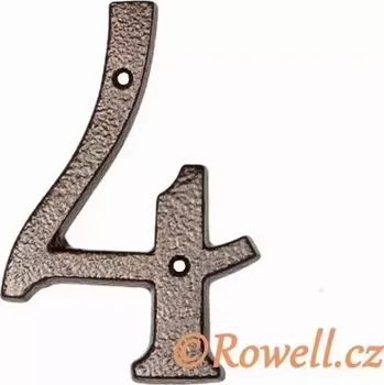 C4 Číslo 145mm kom.měď '4'