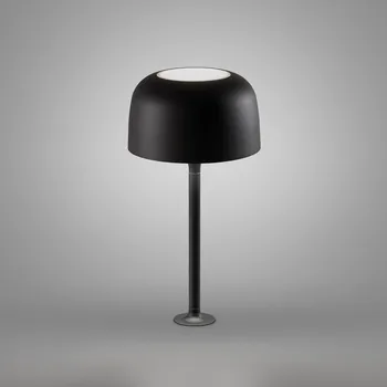 Lampička Stolní lampa Bover LED pro vestavbu Bol, matná černá, výška 33 cm - Výška stínidla 10 cm; připojovací skříňka - výška/šířka 6 cm, délka 18 cm černá matná, bílá LED 8 W celkem - Doprava zdarma