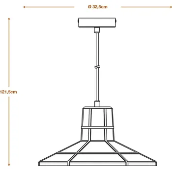Závěsné svítidlo LEDVANCE Concrete Sala, beton, tmavě šedá barva tmavě šedá, černá 1 x 25 W - Doprava zdarma