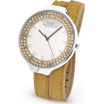 Hodinky Dámské hodinky se Swarovski Elements CENTELLA Béžové Z40BELCT