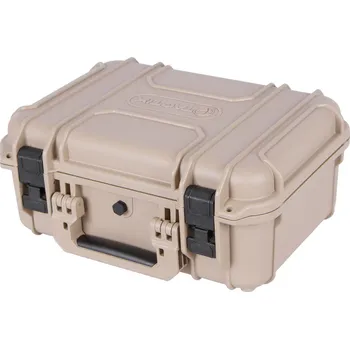 Tactix Vodotěsný plastový kufr s pěnovou výplní (L) - TC320086TAN + Praktický dárek - kvalitní pracovní rukavice