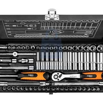 Gola sada Gola sada 1/4", 63 dílů, NEO tools 1/4'', 63 ks, balení 1 sada