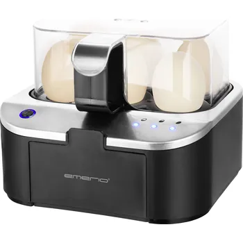 Vařič vajec EMERIO EB-123177.12 vařič vajec bez BPA černá, nerezová ocel