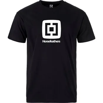 Pánské triko Horsefeathers FAIR T-SHIRT BLACK XL