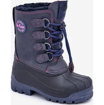 Dívčí sněhule Vysoké Teplé Dětské Sněhule Se Stahováním Modré Lee Cooper Lee Cooper modrá 3114510