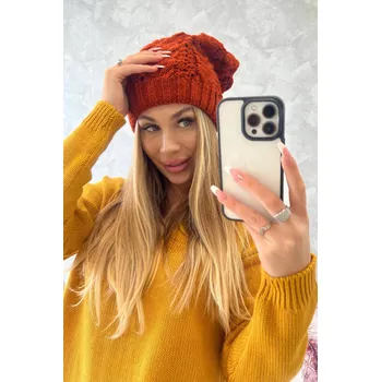 Čepice Motýlí víčko 2 K236 červená UNI