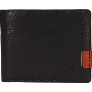 Peněženka Pánská kožená peněženka 701Z BLK Lagen černá