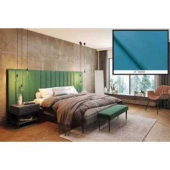 Předsíňová stěna Čalouněný panel Long 3 cm - modrá 10