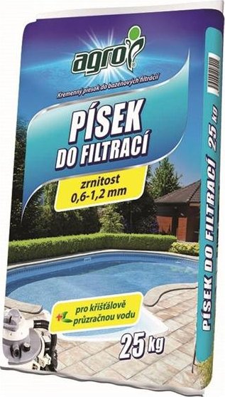 Písek do bazénové filtrace AGRO 25kg