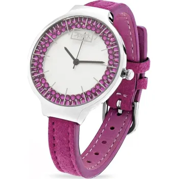 Hodinky Dámské tmavě růžové hodinky BRILLION se Swarovski Elements Z35FF