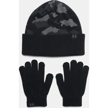 Módní doplněk Chlapecká čepice Under Armour B Beanie/Glove Combo-BLK - Kluci Under Armour černá 3070116