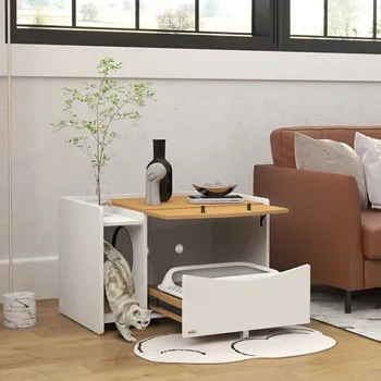 Toaleta pro kočku Kočičí toaleta se skříňkou | 78x50x51cm