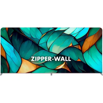 Jansen Display Jednostranný tisk pro Zipper-Wall Straight Basic 500 x 230 cm