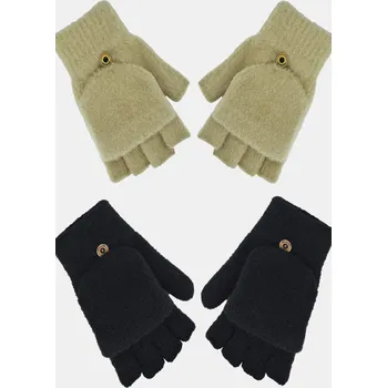 Čepice DÁMSKÉ RUKAVICE RZ073 růžová 21