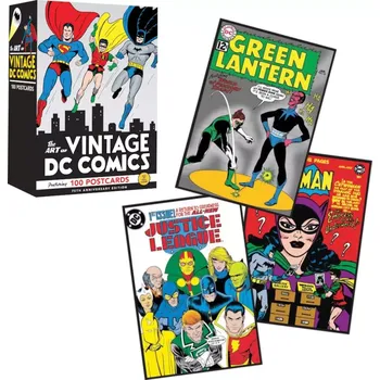 Kniha Chronicle Books 100 pohlednic z historie DC Comics