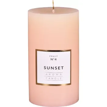 Svíčka Svíčka CLASSIC GLASS vonná růže d7x13cm