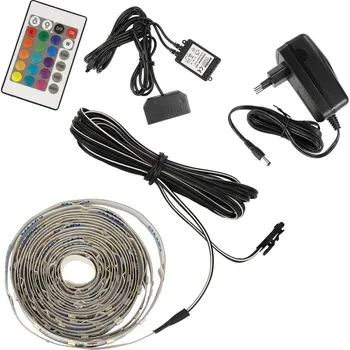 LED osvětlení LED pásek RGB 280 cm s dálkovým ovládáním, mix barev + vyzvednutí ZDARMA